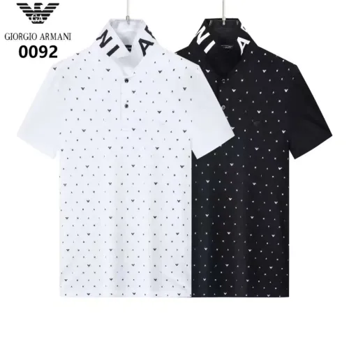 Replica Armani T-Shirts Short Sleeved For Men #1452129 $36.00 USD for Wholesale