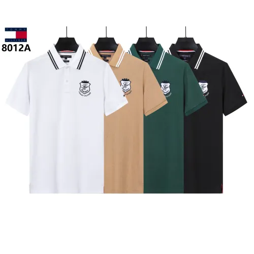 Replica Tommy Hilfiger TH T-Shirts Short Sleeved For Men #1452156 $38.00 USD for Wholesale