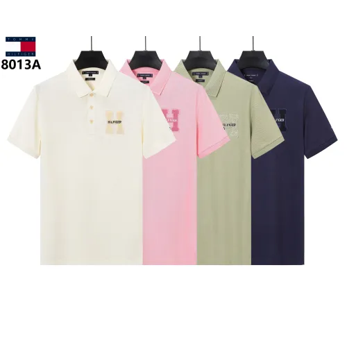 Replica Tommy Hilfiger TH T-Shirts Short Sleeved For Men #1452158 $38.00 USD for Wholesale