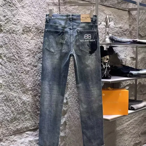 Replica Balenciaga Jeans For Men #1452316 $52.00 USD for Wholesale