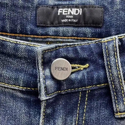 Replica Fendi Jeans For Men #1452318 $52.00 USD for Wholesale