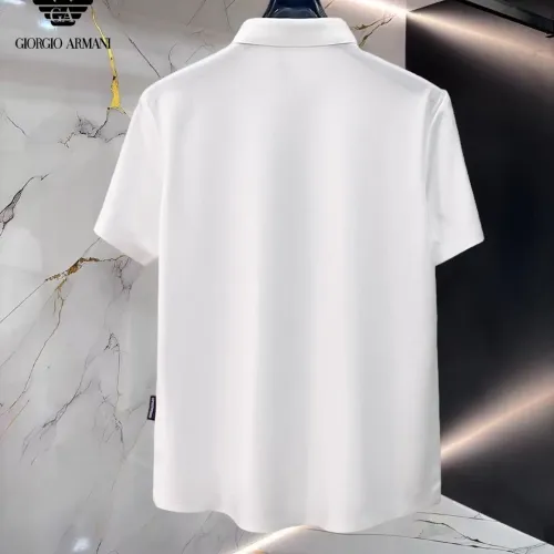 Replica Armani Shirts Short Sleeved For Men #1452494 $52.00 USD for Wholesale