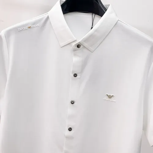Replica Armani Shirts Short Sleeved For Men #1452494 $52.00 USD for Wholesale