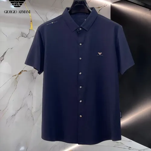 Cheap Armani Shirts Short Sleeved For Men #1452496, $$52.00 USD On Armani Shirts