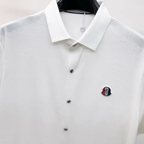 Replica Moncler Shirts Short Sleeved For Men #1452506 $52.00 USD for Wholesale