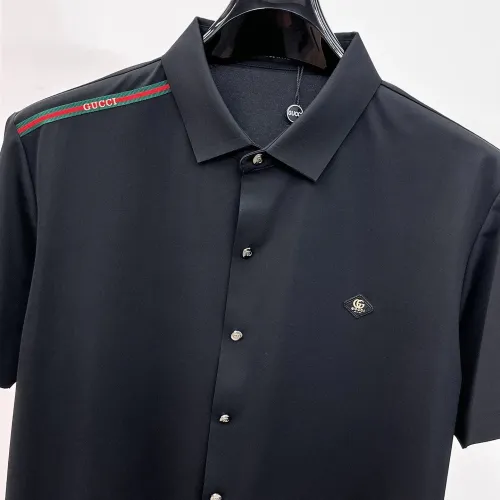 Replica Gucci Shirts Short Sleeved For Men #1452525 $52.00 USD for Wholesale