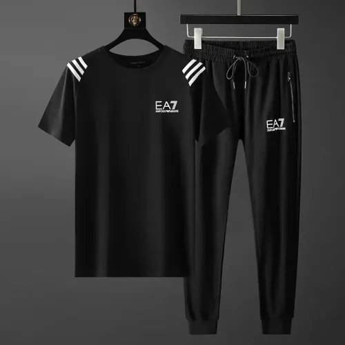 Cheap Armani Tracksuits Short Sleeved For Men #1452538, $$68.00 USD On Armani Tracksuits
