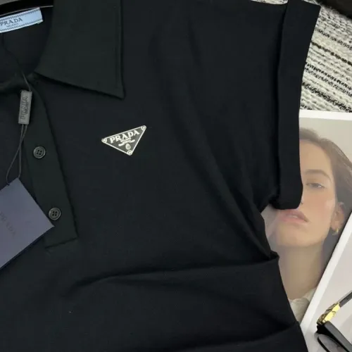 Replica Prada Dresses Short Sleeved For Women #1452541 $64.00 USD for Wholesale
