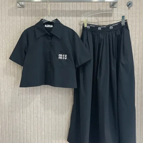 Cheap MIU MIU Tracksuits Short Sleeved For Women #1452548, $$80.00 USD On MIU MIU Tracksuits