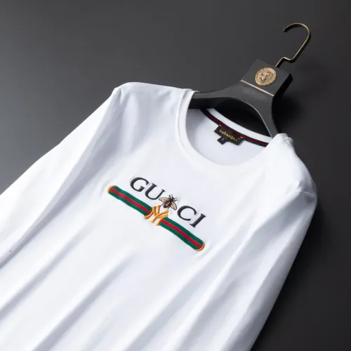 Replica Gucci T-Shirts Long Sleeved For Men #1452549 $42.00 USD for Wholesale
