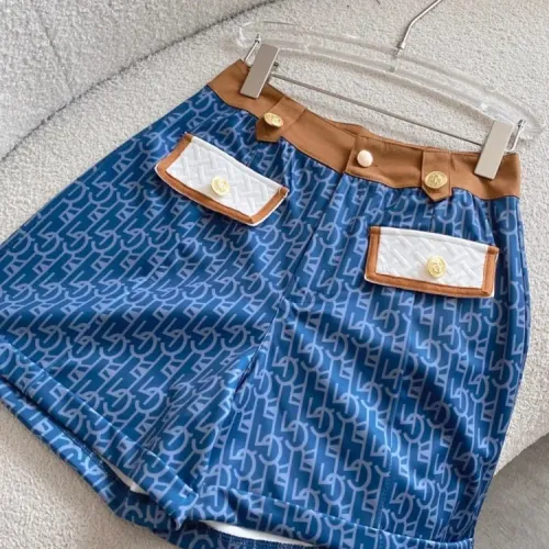 Replica Celine Tracksuits Short Sleeved For Women #1452556 $82.00 USD for Wholesale