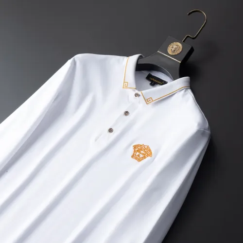 Replica Versace T-Shirts Long Sleeved For Men #1452566 $42.00 USD for Wholesale