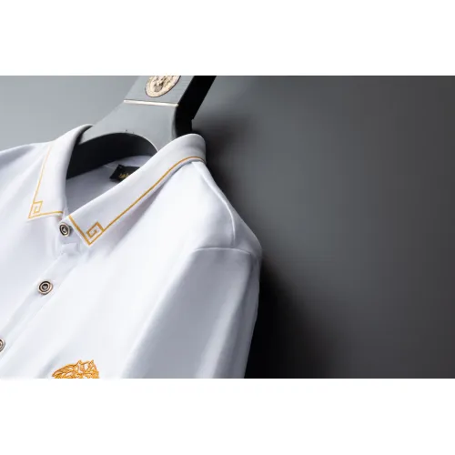 Replica Versace T-Shirts Long Sleeved For Men #1452566 $42.00 USD for Wholesale
