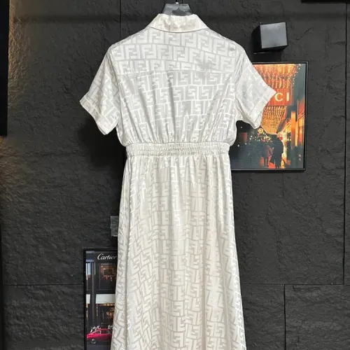 Replica Fendi Dresses Short Sleeved For Women #1452571 $92.00 USD for Wholesale
