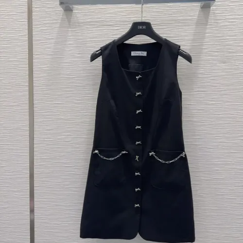 Cheap Christian Dior Dresses Sleeveless For Women #1452579, $$76.00 USD On Christian Dior Dresses