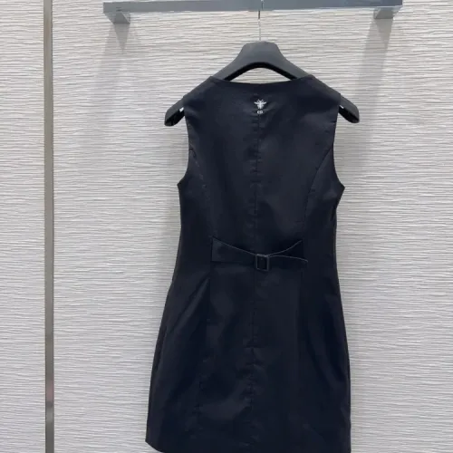 Replica Christian Dior Dresses Sleeveless For Women #1452579 $76.00 USD for Wholesale