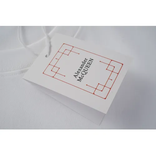 Replica Alexander McQueen T-shirts Short Sleeved For Unisex #1452583 $32.00 USD for Wholesale