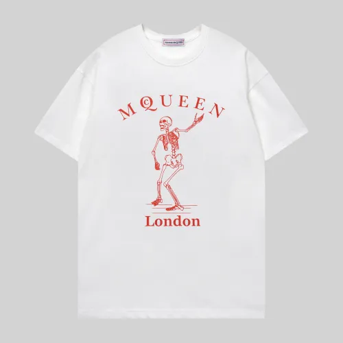 Cheap Alexander McQueen T-shirts Short Sleeved For Unisex #1452587, $$32.00 USD On Alexander McQueen T-shirts