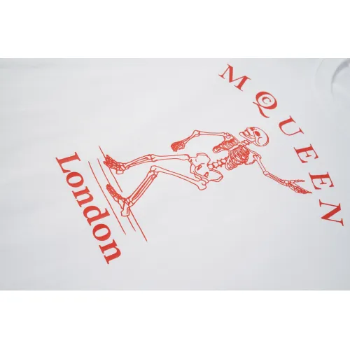 Replica Alexander McQueen T-shirts Short Sleeved For Unisex #1452587 $32.00 USD for Wholesale