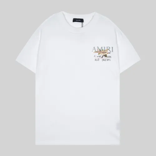 Cheap Amiri T-Shirts Short Sleeved For Unisex #1452589, $$32.00 USD On Amiri T-Shirts