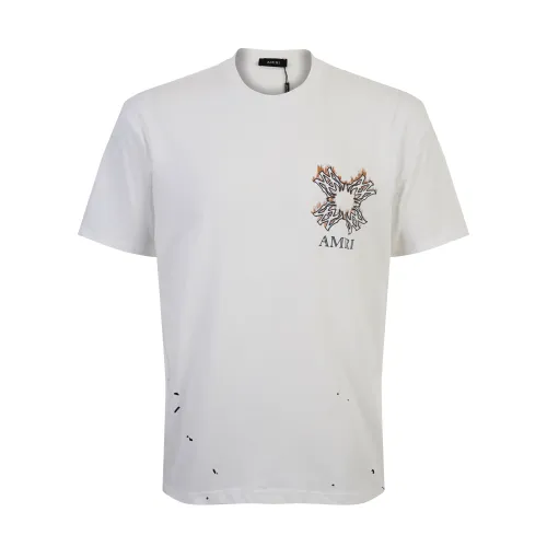 Cheap Amiri T-Shirts Short Sleeved For Unisex #1452593, $$32.00 USD On Amiri T-Shirts