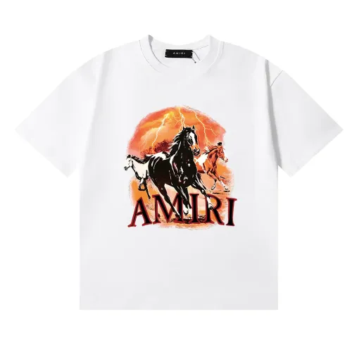 Cheap Amiri T-Shirts Short Sleeved For Unisex #1452617, $$32.00 USD On Amiri T-Shirts