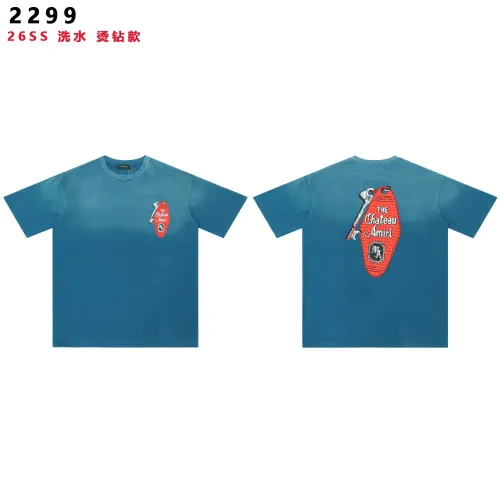 Cheap Amiri T-Shirts Short Sleeved For Unisex #1452624, $$34.00 USD On Amiri T-Shirts
