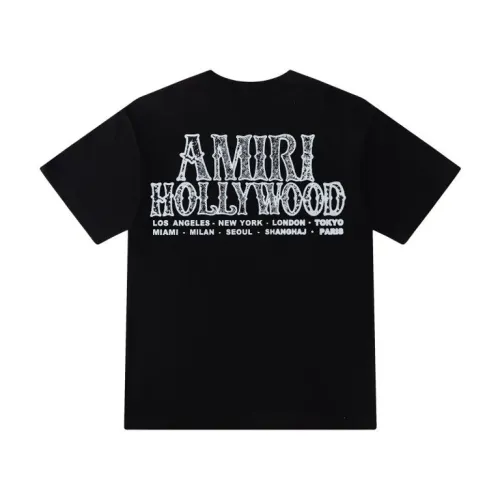 Replica Amiri T-Shirts Short Sleeved For Unisex #1452638 $39.00 USD for Wholesale