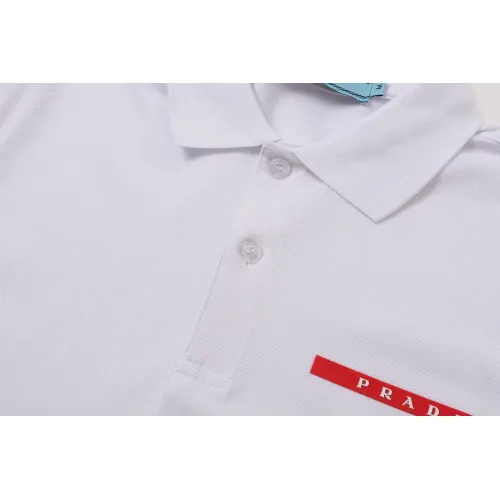 Replica Prada T-Shirts Short Sleeved For Men #1452702 $45.00 USD for Wholesale