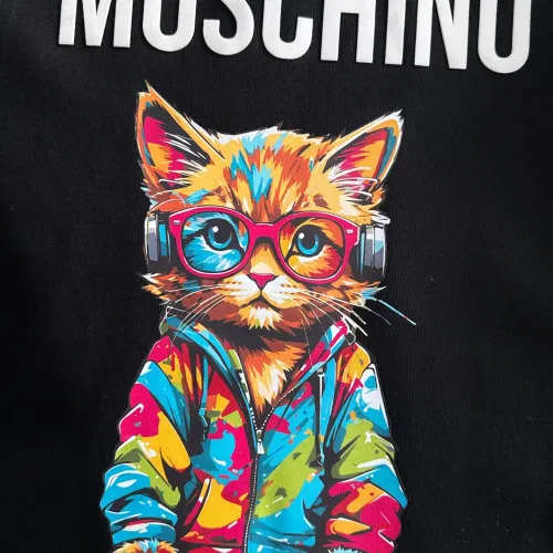 Replica Moschino T-Shirts Short Sleeved For Men #1452707 $42.00 USD for Wholesale