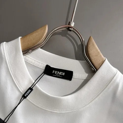 Replica Fendi T-Shirts Short Sleeved For Men #1452738 $42.00 USD for Wholesale