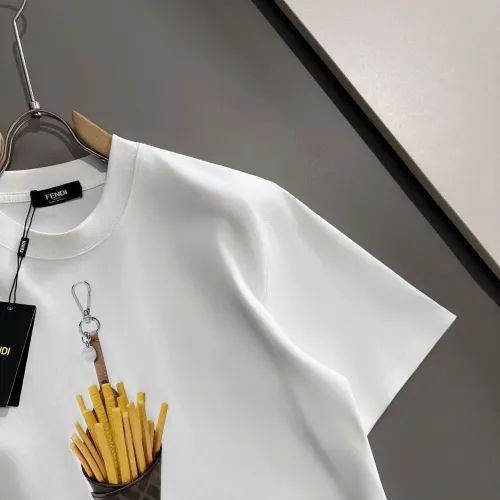 Replica Fendi T-Shirts Short Sleeved For Men #1452738 $42.00 USD for Wholesale