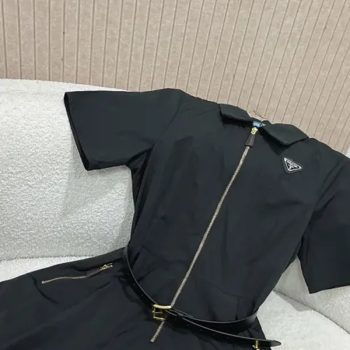 Replica Prada Dresses Short Sleeved For Women #1452739 $88.00 USD for Wholesale