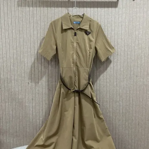 Cheap Prada Dresses Short Sleeved For Women #1452740, $$88.00 USD On Prada Dresses