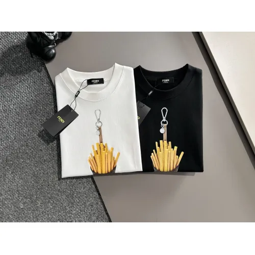 Replica Fendi T-Shirts Short Sleeved For Men #1452741 $42.00 USD for Wholesale
