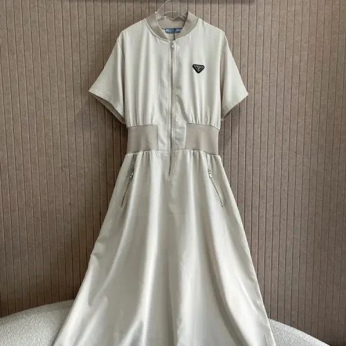 Cheap Prada Dresses Short Sleeved For Women #1452743, $$80.00 USD On Prada Dresses
