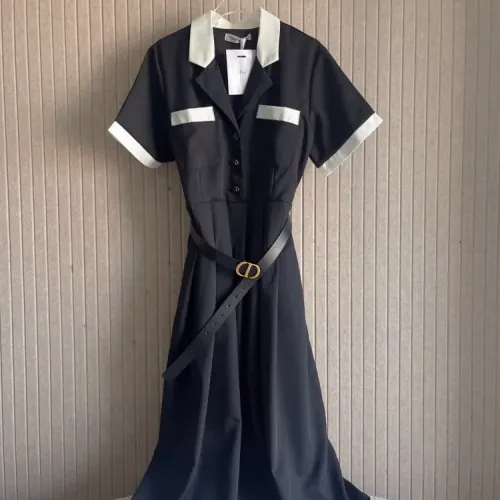 Cheap Christian Dior Dresses Short Sleeved For Women #1452751, $$85.00 USD On Christian Dior Dresses