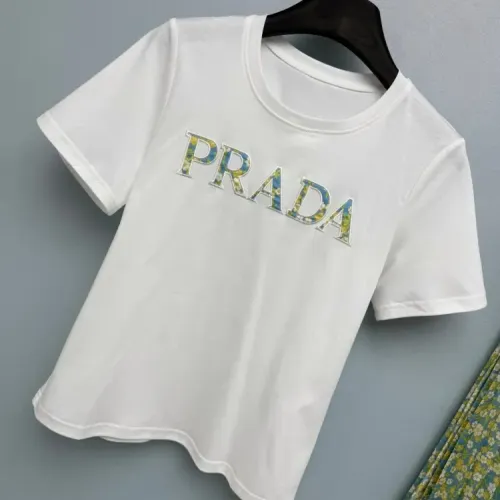 Replica Prada Tracksuits Short Sleeved For Women #1452766 $130.00 USD for Wholesale