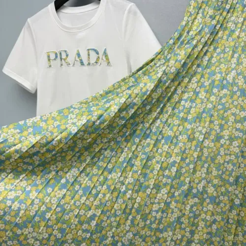 Replica Prada Tracksuits Short Sleeved For Women #1452766 $130.00 USD for Wholesale
