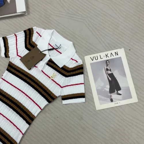 Replica Burberry Dresses Short Sleeved For Women #1452806 $76.00 USD for Wholesale