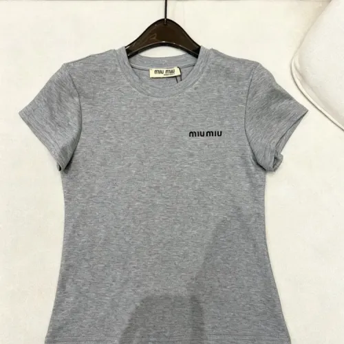 Cheap MIU MIU T-Shirts Short Sleeved For Women #1452817, $$60.00 USD On MIU MIU T-Shirts