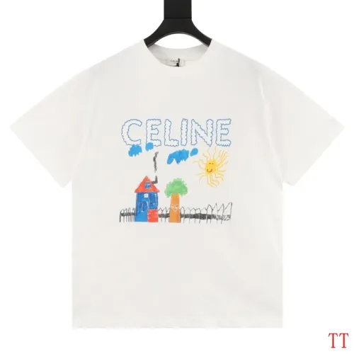 Cheap Celine T-Shirts Short Sleeved For Unisex #1452852, $$36.00 USD On Celine T-Shirts