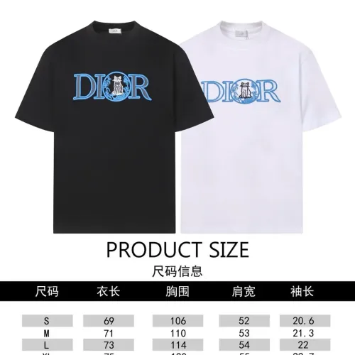 Replica Christian Dior T-Shirts Short Sleeved For Unisex #1452871 $39.00 USD for Wholesale