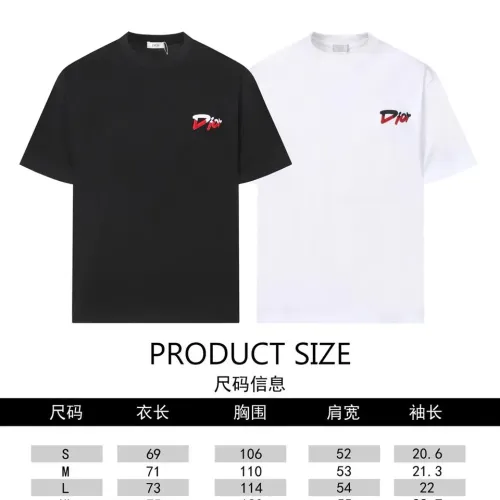 Replica Christian Dior T-Shirts Short Sleeved For Unisex #1452875 $39.00 USD for Wholesale