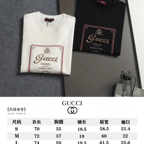 Replica Gucci T-Shirts Short Sleeved For Unisex #1452903 $42.00 USD for Wholesale