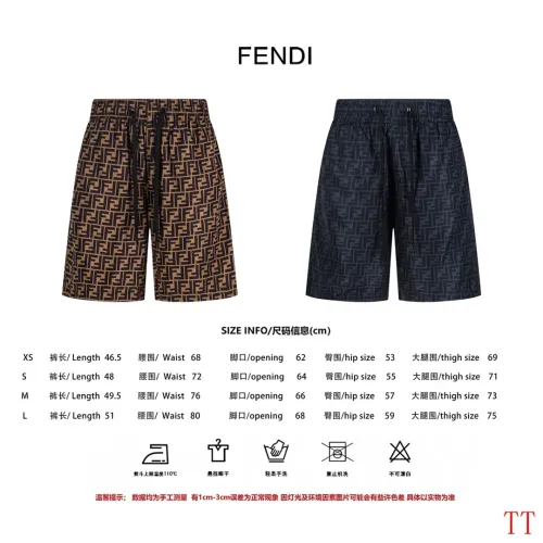 Replica Fendi Pants For Unisex #1452923 $45.00 USD for Wholesale