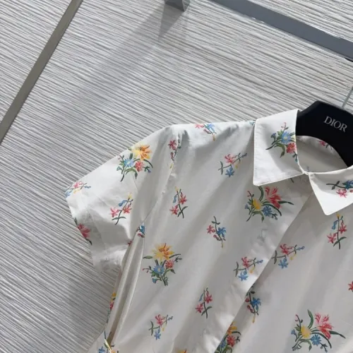 Replica Christian Dior Dresses Short Sleeved For Women #1452998 $115.00 USD for Wholesale