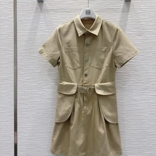 Cheap LOEWE Dresses Short Sleeved For Women #1453009, $$132.00 USD On LOEWE Dresses