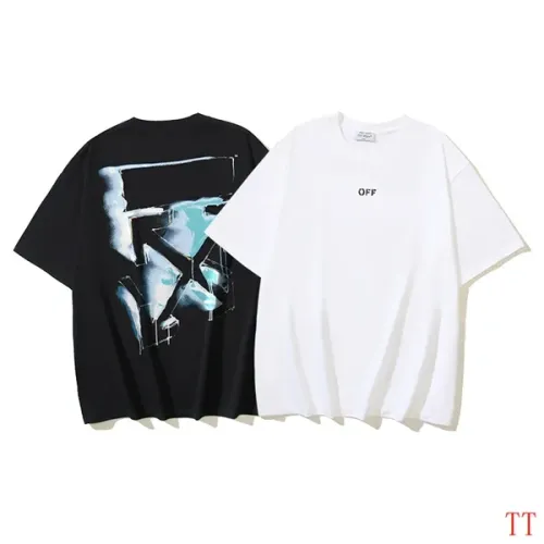 Replica Off-White T-Shirts Short Sleeved For Unisex #1453040 $32.00 USD for Wholesale