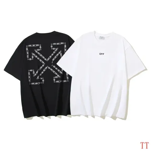 Replica Off-White T-Shirts Short Sleeved For Unisex #1453049 $32.00 USD for Wholesale
